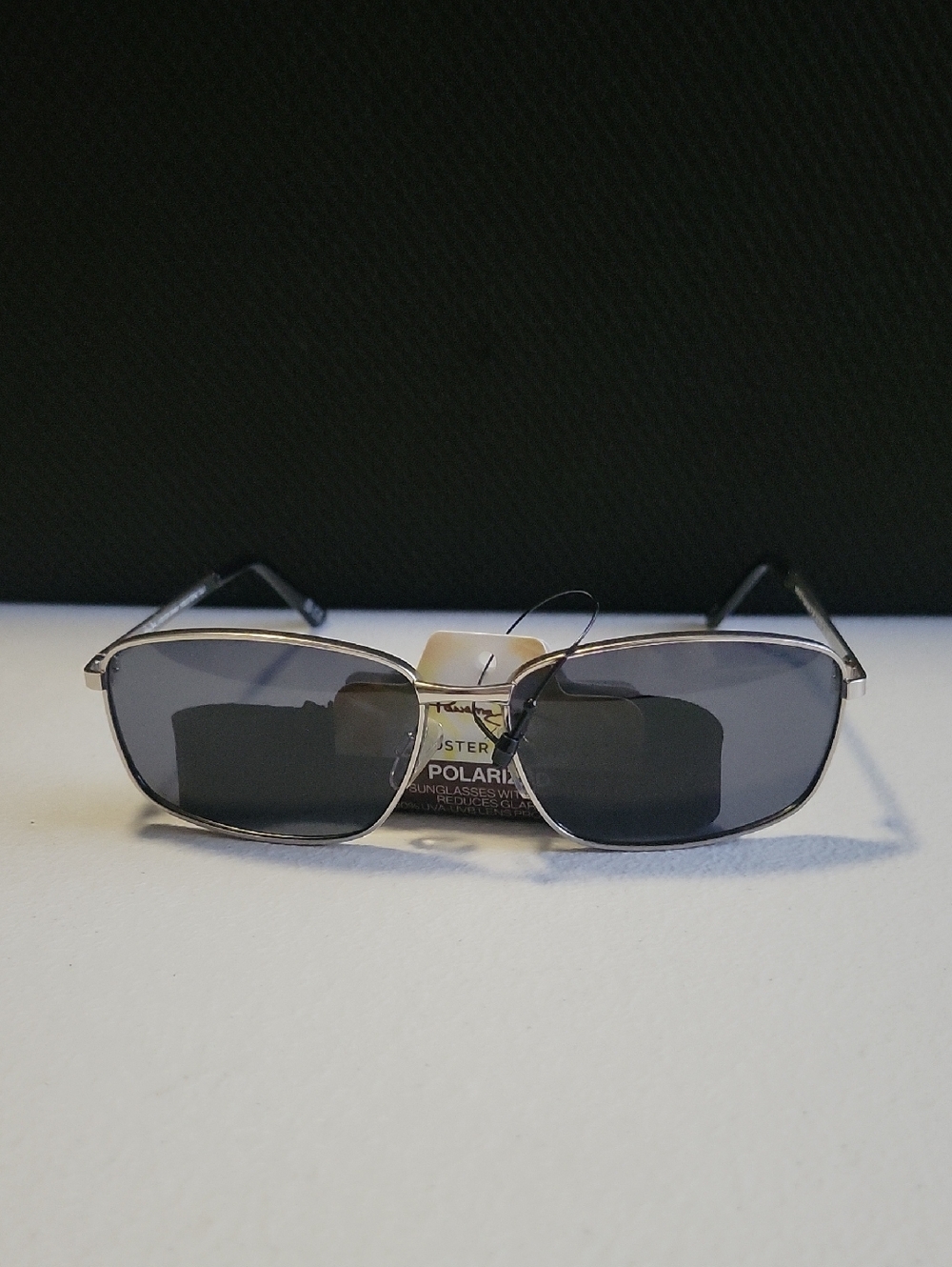 Men's Polarized Rectangle Sunglasses - Black